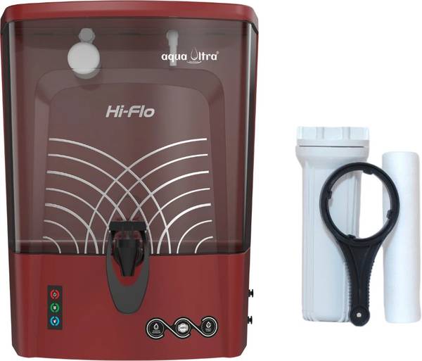 Aquaultra HI-Flow water purifier , ISI certified 9 L RO + UV + UF + Minerals + Alkaline Water Purifier