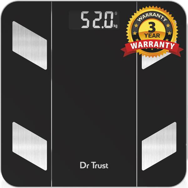Dr Trust USA Hercules Body Fat Analyzer & Personal Digital Body Weight Machine 525 Smart Weighing Scale