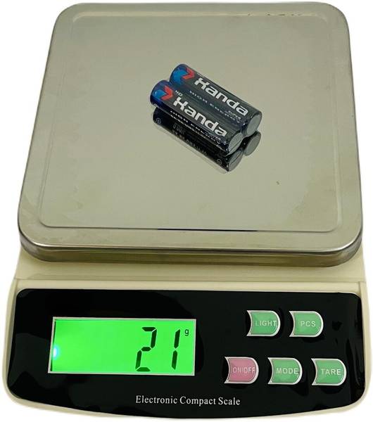NIVAYO 10Kg Counter Weight Machine with Steel Top for Shop, Home Weighing Scale