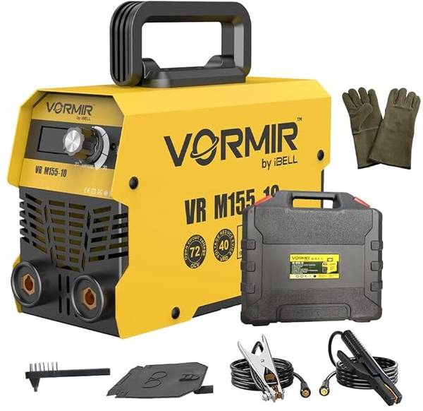 iBELL VORMIR VR M155-10, 105A with IGBT, Arc Force, Provided in BMC Box, MMA Inverter Welding Machine