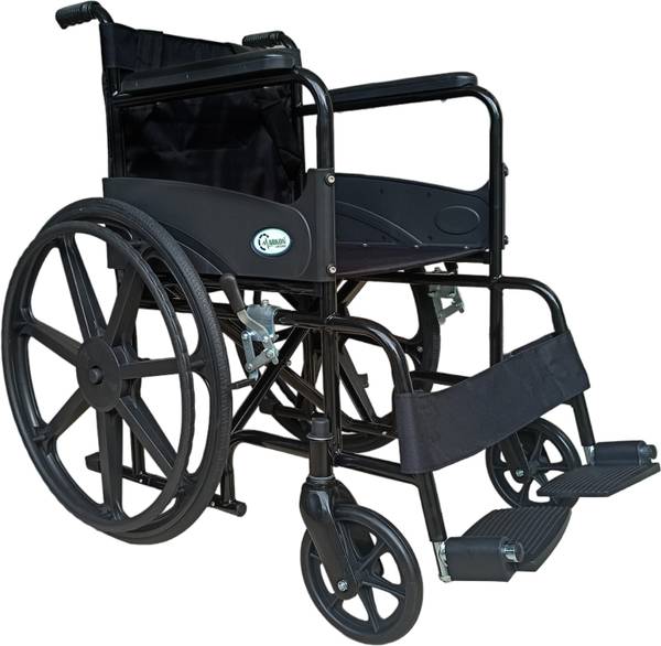 markon Powder Coated Mag Foldable Manual Wheelchair
