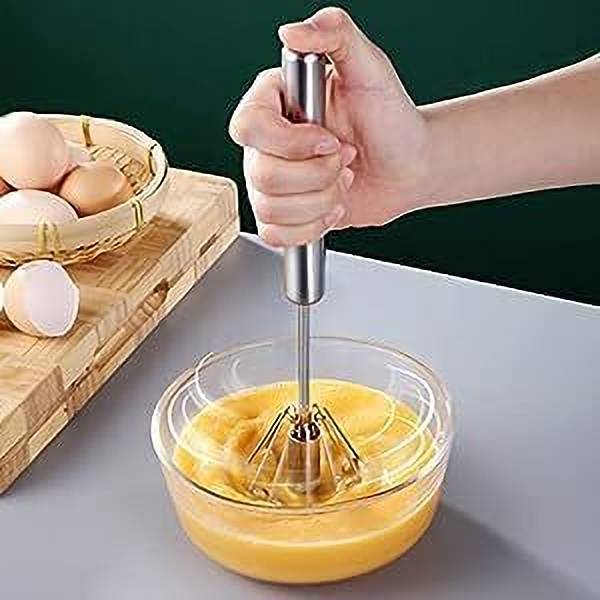 AKsells Hand Blender Mixer Froth Whisker Latte Maker for Milk Coffee Stainless Steel Balloon Whisk