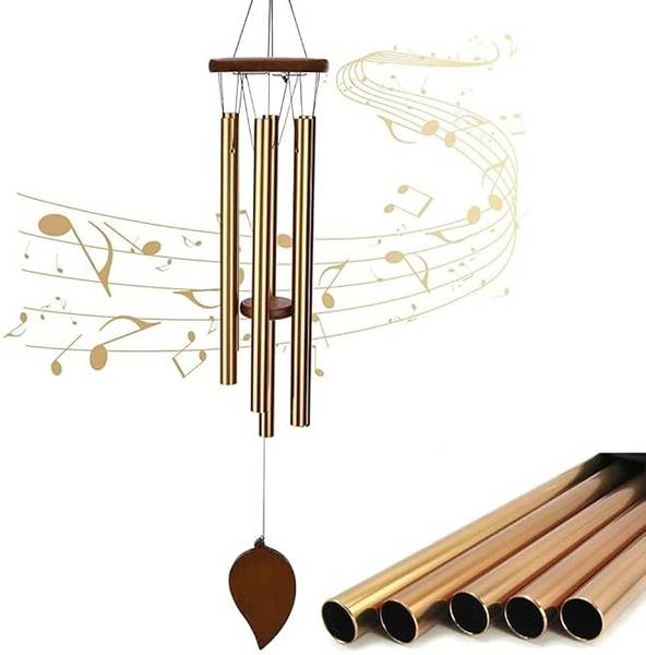 cheshtasales Wind Chimes (6 Metal Tubes With Box) Steel Windchime