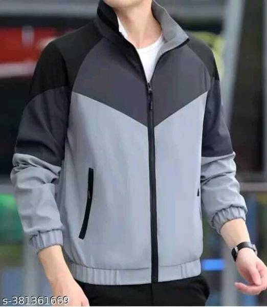 EYEANDTRY Colorblock Men Wind Cheater