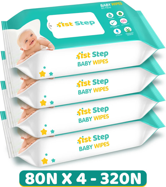 1st Step Baby Wet Wipes Enriched With Aloe-Vera And Jojoba Oil (Pack Of 4)