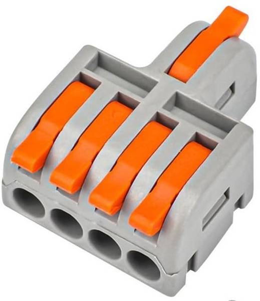 SG Flash 1-to-4 Connector Wire Clip Connector, Fixed Wire Terminal Blocks Wire Clip Connector Wire Connector