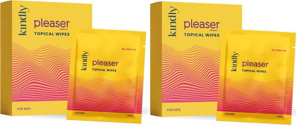Kindlyhealth Pleaser Wipes Delay for Men Intimate Wipes
