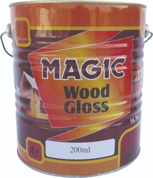 Magic Paints Wood Polish for Furniture| Gloss Finish |Shiny Wooden Polish| Wood Varnish 1K PU Brown Wood Varnish