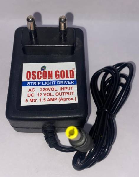 OSCONGOLD 12VOLT 1.5AMP AC TO DC POWER ADAPTER FOR LED STRIP LIGHT, CAMERA,WIRELESS ROUTER Worldwide Adaptor