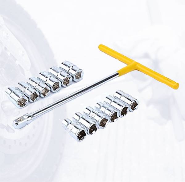 Hillgrove HGCM532M7 13Pcs Hex T-Handle Socket Spanner Wrench Set for Automobiles/Bike/Car HGCM532M7 13Pcs Hex T-Handle Socket Spanner Wrench Set for A...
