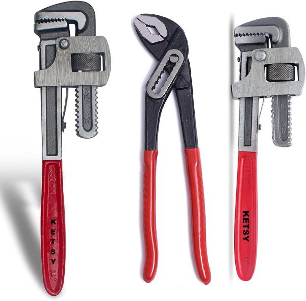 Ketsy 215 Plumbing Tool Kit Single Sided Pipe Wrench