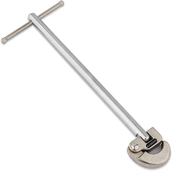 AASONS Heavy Duty Plumbers Basins Spanner Wrenches For Fixing Union and Back Nuts AASONS Adjustable Basin Wrench 10-32mm Sink Faucet Remover Single Si...