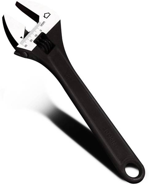 HALSEY Wrench 300mm 12" Inch Ideal For Contruction, Heavy Duty & Home use High Grade Steel Single Sided Open End Wrench