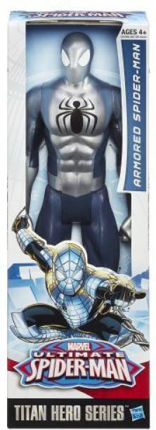 Spiderman Marvel Ultimate Titan Hero Series Armored 12 Inch