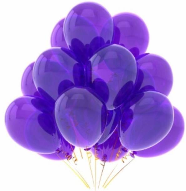 PartyballoonsHK Solid Metallic Purple (Pack of 50) Balloon