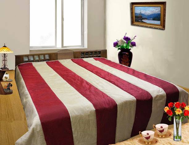 Dekor World Bed Linen Online At Best Dekor World Reversible Quilt Collection Pure Silk Polyester Bedding Set