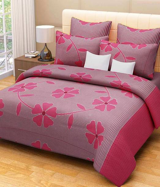 Decor World Bedsheets Online At Best Decor World 150 Tc Cotton Double Printed Bedsheet