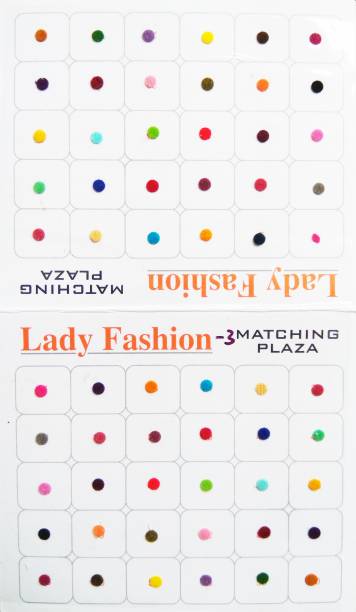 Lady FASHION Colourful Multi Matching Plaza 1110201603 Forehead Multicolor Bindis