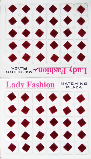 Lady FASHION Matching Plaza 1111201621 Forehead Maroon Bindis