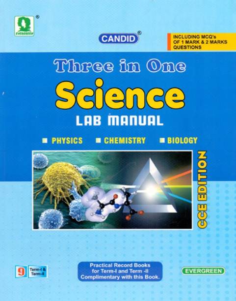 Candid Three In One Science Lab Manual Term I & II Class - 9