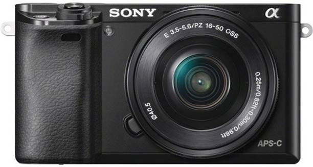 SONY ILCE-6000L/B IN5 Mirrorless Camera Body with Single Lens: 16-50mm Lens