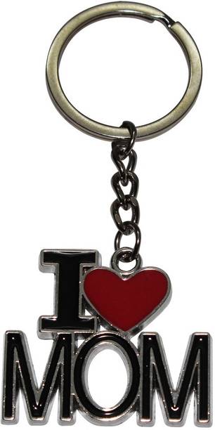 Silver Swan Office Supplies Online Silver Swan I Love Mom Metal Key Chain