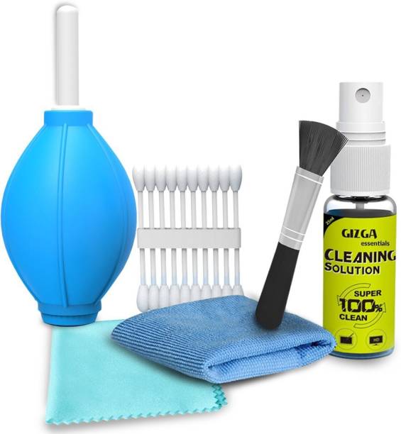 Gizga Essentials Professional 6-IN-1 Cleaning Kit for Cameras and Sensitive Electronics for Computers