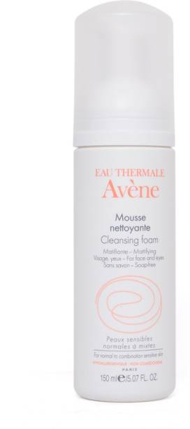 Avene Mousse Cleansing Soap Free Foam for Face and Eyes