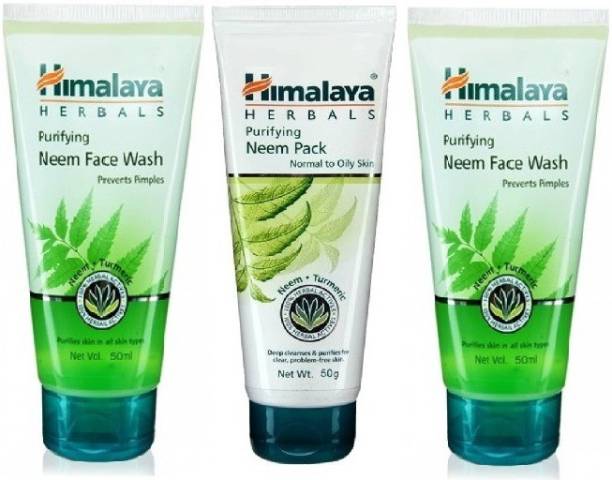 HIMALAYA Purifying Neem Face Wash and Pack