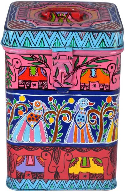 Kaushalam Jungle Fun  - 3 L Steel Grocery Container