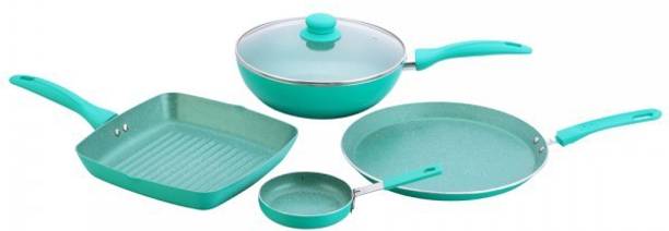 Wonderchef Celebration Blue Induction Bottom Cookware Set