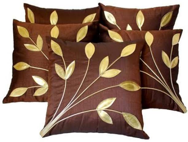 Ridhima Creations Self Design Cushions Cover