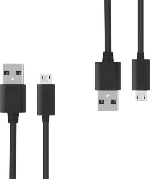 MTT Micro USB Cable 2.1 A 1.2 m 2 Pack 1.2 Meter TPE Black Micro