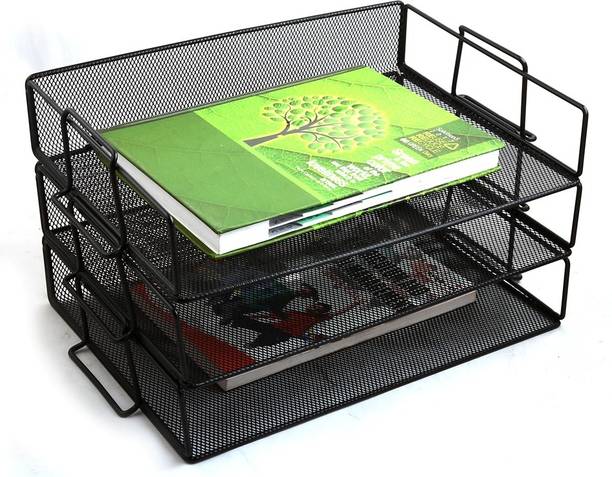 Callas Desk Organizers At Best Callas 3 Compartments Metal Mesh Paper Holder