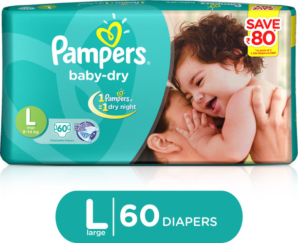 pampers large flipkart