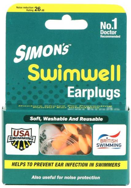 Simon's Swimwell 2 Pair of Silicone Ear Plug