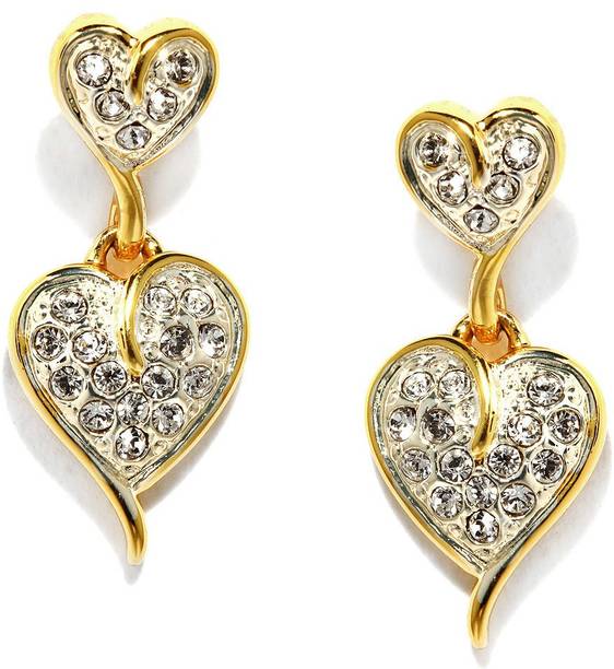 Golden Peacock Earrings Buy Golden Peacock Earrings Online - 