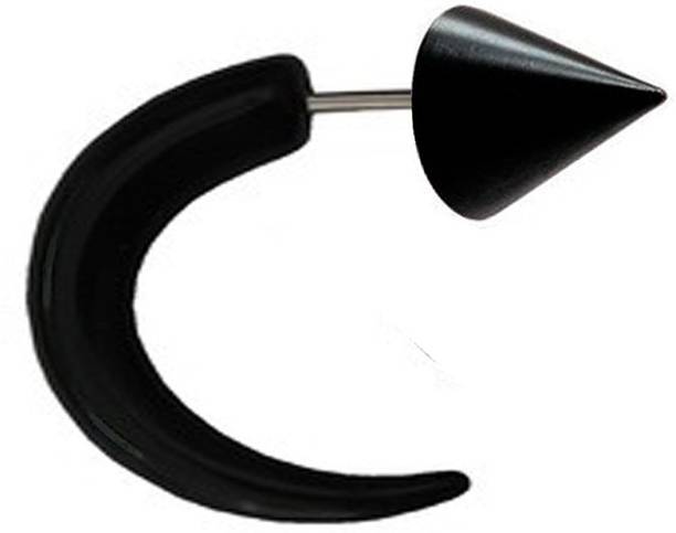Men Style Earrings Online At Best Prices In Men Style Beat Quality Plain Alloy Stud Earring
