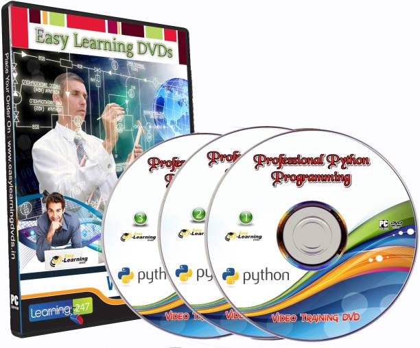 Easy Learning Professional Python Programmer Video Training on 3 DVDs