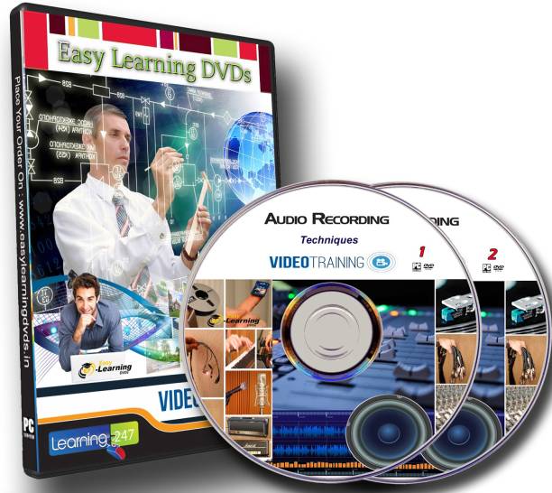 Easy Learning Audio Recording Techniques Video Training Tutorials On 2 DVDs