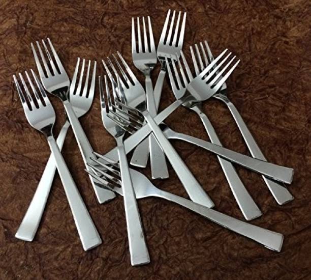 Bharat Stainless Steel Dessert Fork Set
