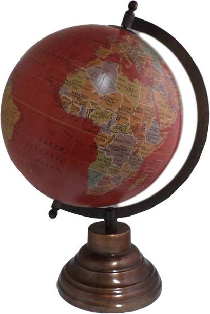 Globes At Best S In India Flipkart Com Imli Street Ocean Wooden Stand Desktop Table Earth Big Rotating Desk Top Political World