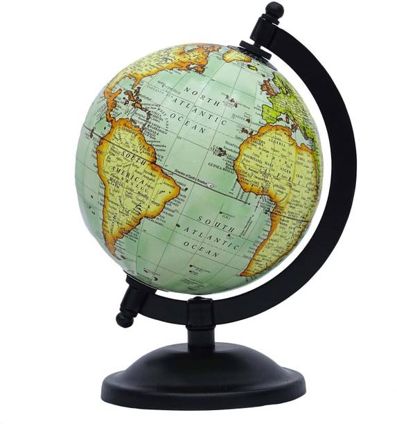 Globes At Best S In India Flipkart Com Ontiq Metalic Base Desk Table Top Political World Globe