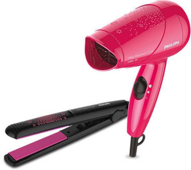 Philips HP8643/46 Hair Straightener + Hair Dryer