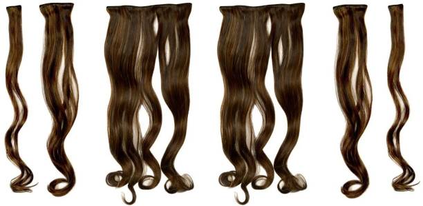 BLOSSOM Imported Quality 6pc set curly wavy 24 inch Hair Extension