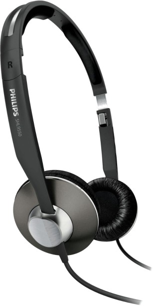 weiß Philips SHL 8807 DJ-Style HiFi-Kopfhörer/Headset inkl. Mikrofon, Fernsteuerung für Lautstärke, 107 dB, 100 mWatt, für Apple iPod, iPhone, iPad 