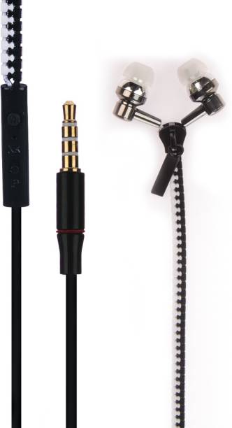 Unix Super Bass Premium Quality Zipper Universal Wired Headset