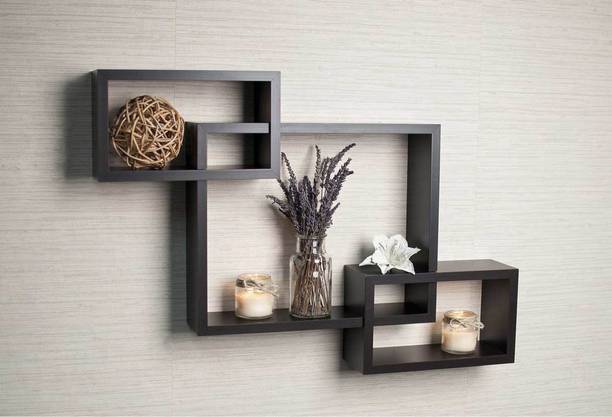 Wall Shelves Online At Best Prices In India Home Sparkle Mozaic Shelf Wooden Wall