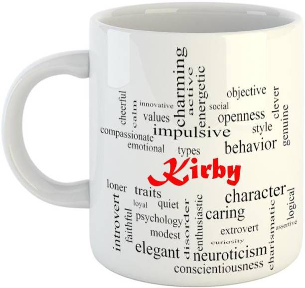 EMERALD Good Personality for Kirby Ceramic Coffee Mug