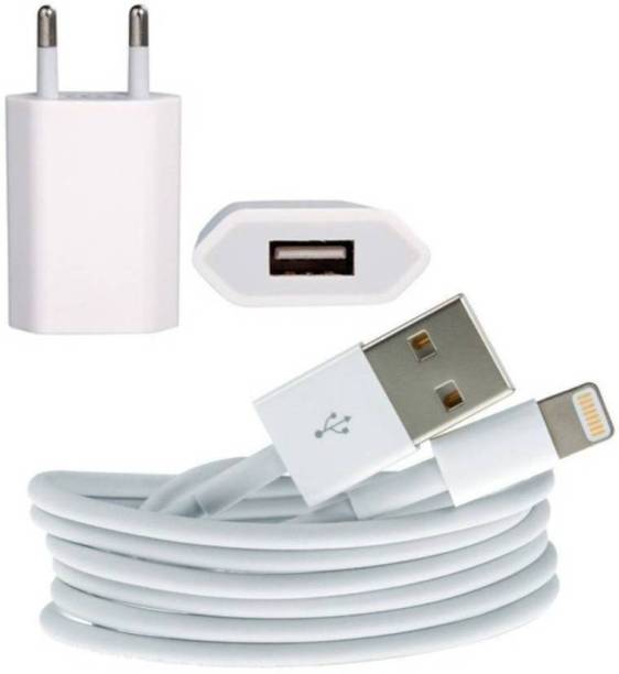 Zebron Wall Charger Accessory Combo for apple iphone 5,...